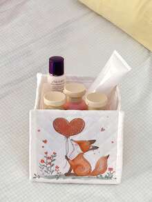 Giỏ đựng đồ để bàn in hình, Giỏ sắp xếp đồ dùng trên bàn, Giỏ đựng cọ trang điểm và đồ dùng chăm sóc da, Đồ trang trí bàn làm việc, Hộp đựng mỹ phẩm, Giỏ dã ngoại di động, Quà tặng - Nhiều màu - Xem 16