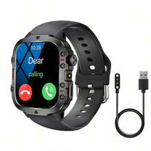 2026 New Men's Stylish Smart Sports Watch, With LED Light, Wireless Call, Message Reminder, Sports Modes, Voice Assistant, Weather Push, Timer, Stopwatch And Other Functions, Compatible With Android And IOS Phones - Multicolor - View 9