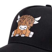 1pc Men's Cute Yak Hiphop Cartoon Baseball Cap, Unisex Outdoor Sun Hat, American Trucker Mesh Cap - Multicolor - View 3
