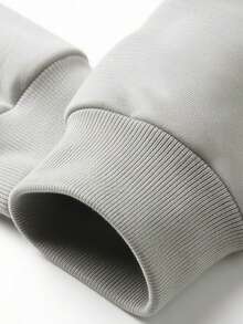 Men's Hooded Sweatshirt And Ankle Pants Two-Piece Set, Casual Pullover Top, Jogging Pants Set, Suitable For Mountaineering, Outdoor Hiking, And Travel - 淺灰色 - 查看 5