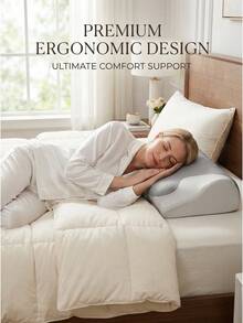 Premium Cooling Gel Memory Foam Pillow – Ventilated Support Pillow For Hot Sleepers, 60-Day Comfort Guarantee - 灰色 - 查看 1