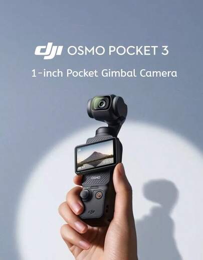  Brand New DJI Pocket 3 Travel Lightweight Version | Pocket Gimbal Camera | 4K Ultra HD Stabilization | Smart Tracking Shooting | Travel Recording Gear | Compact Portable Design | Global Travel Insurance Partnership | Recommended By Travel Bloggers | 1-Inch Handheld Gimbal Camera | AI Tracking Shooting | Time-Lapse Master | Live Streaming Support | Outdoor Sports Recording | Travel Vlog Creation | Multi-Scenario Applicable | Comprehensive Functions & Excellent Appearance