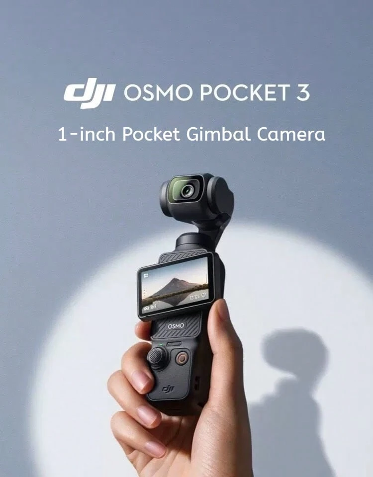 DJI Pocket 3 Phiên bản Du lịch Siêu nhẹ Hoàn toàn Mới | Camera Gimbal Bỏ túi | Ổn định hình ảnh 4K Ultra HD | Quay phim theo dõi thông minh | Thiết bị ghi hình du lịch | Thiết kế nhỏ gọn, di động | Hợp tác với các công ty bảo hiểm du lịch toàn cầu | Được các blogger du lịch khuyên dùng | Camera Gimbal cầm tay 1 inch | Quay phim theo dõi AI | Quay phim tua nhanh | Hỗ trợ phát trực tiếp | Ghi hình thể thao ngoài trời | Tạo Vlog du lịch | Áp dụng cho nhiều tình huống | Chức năng toàn diện & Ngoại hình tuyệt vời