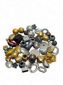 亚克力手链DIY珠子材料包手工珠子手机链项链钥匙扣吊坠配件 - 彩色 - 查看 10