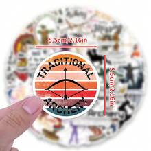 61 PCS Archery Stickers Aesthetics Stickers Scrapbooking, Diary, Laptop, Bumper, Skateboard, Water Bottle, Computer, Phone Greeting Cards, Photo Albums, Furniture, Stickers - Multicolor - View 3