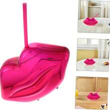 70年代复古迪斯科杯，配有可爱红唇吸管，鸡尾酒杯，塑料派对杯，适合情人节、生日、热带风情派对、夏威夷派对等场合。 - 彩色 - 查看 11