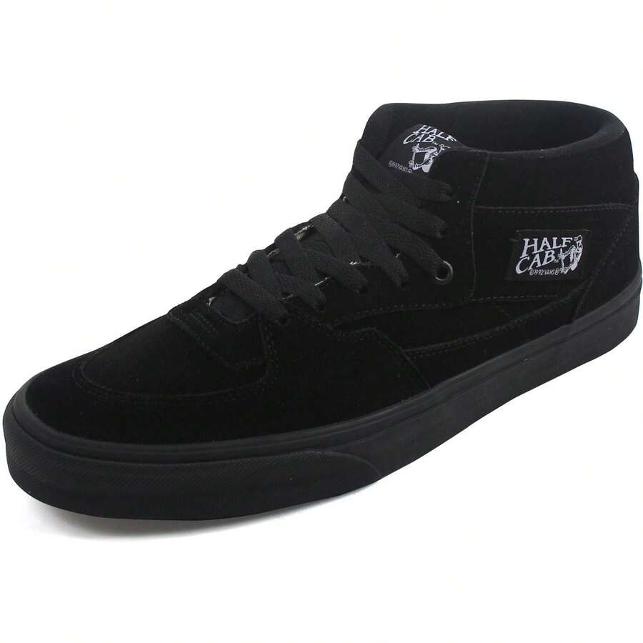 Vans Women's Half Cab Shoes - 黑色/黑色 - 查看 1