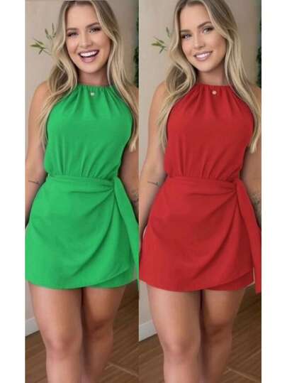 Kit  Macaquinho Feminino Moda Verao Duna