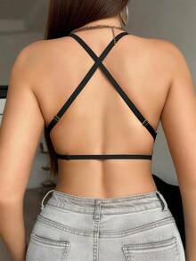 Lilivine 3件套女士无痕露背文胸，无肩带文胸，夏季性感文胸，新娘内衣，3种肩带可选，无缝透气，可调节肩带，轻盈舒适，适合婚礼、正式礼服、吊带裙等场合。 - 彩色 - 查看 8