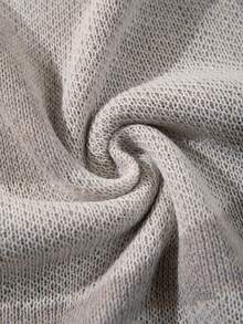 ANDREILEE 男士休闲无袖针织背心，简约猫咪吉他图案，透气百搭，适合春夏穿着 - 卡其色 - 查看 9