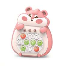 999 Levels Quick Press Game Machine With 7 Modes, Cute Hamster, Dinosaur, Deer Design, Handheld Game Console With Lighting Effects, Fast Paced Puzzle Game Toy - Multicolor - View 14
