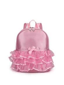 This Back To School Personalized Learning Bag/Dance Bag Set Comes In Multiple Sizes, Featuring A Pink Lace Bow Pattern, Perfect For School, Dance Class, Travel And Daily Use. It's Also A Great Gift Choice For Friends, Daughters' Birthdays, Collections Or Christmas. - Multicolor - View 10