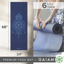 Yoga Mat - Premium 6mm Print Extra Thick Non Slip Exercise & Fitness Mat For All Types Of Yoga, Pilates & Floor Workouts (68\L X 24\W X 6mm Thick) - Xanh Thiên Thể - Xem 4