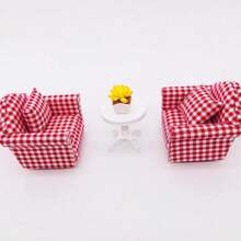 1:12 Dollhouse Round Table Miniature Model, Handmade Mini Wooden Round Table With Lace Tablecloth, Miniature Accessory, Suitable For Indoor/Outdoor Dollhouse Furniture, Anime Theme, Great For Christmas, Halloween, Easter, Thanksgiving - Multi-Functional Table Applicable To Various Rooms, Batch Differences May Cause Slight Color Deviation (Handmade, Slightly Uneven Surface Is Normal) - Multicolor - View 7