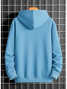 Moletom Premium canguru  irverno Passáros - Azul bebê - Visão 2