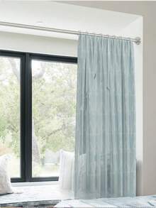 Stainless Steel Extra Long Extendable Curtain Rod, Closet Hanging Rail, Laundry Drying Rack, Towel Bar, Suitable For Curtains, Doors, Bedrooms, No Drilling Required - Multicolor - View 9