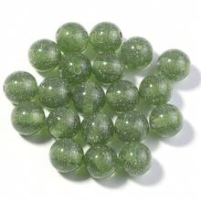 20 piezas de cuentas de galaxia de 12 mm súper brillantes, cuentas estelares brillantes para hacer joyas y decoraciones del Día de San Valentín, adecuadas para collares, pulseras, encantos de bolso, correas de teléfono - Cielo estrellado brillante - Ver 13