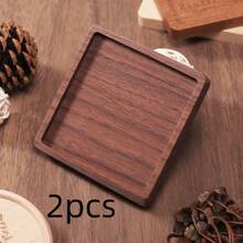 Posavasos de madera, posavasos para tazas de té y café, posavasos redondos resistentes al calor para tazones, platos, teteras, soportes aislados para vajilla - Multicolor - Ver 18