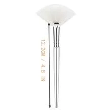 Soft Fiber Face Mask Brush, Essence Serum Applicator, Professional Salon Use, Fan-Shaped Skin Care Brush - Multicolor - View 6