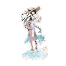 1PC Wuthering Waves Summer Beach Style Anime Character Acrylic Stand, Clear Figure Desktop Tabletop Display Ornament, Transparent Collectible Art Decor, Novelty Gift For Anime Fans - Multicolor - View 8