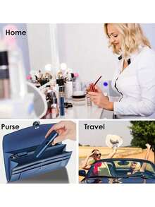 10 piezas Kit de herramientas de decantación de perfume, rociador de relleno de perfume portátil con boquilla de tipo prensa - transparente - Ver 6