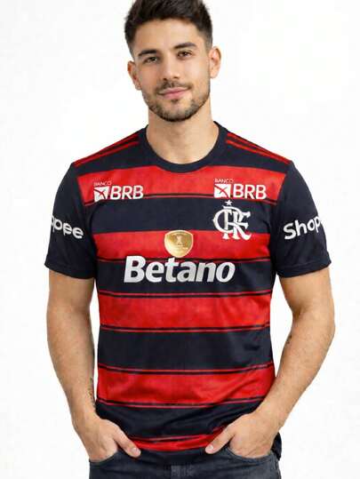 Fressato Camiseta do Mengo- Modelo atual com Libertadores 2025