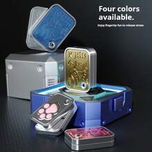 2026新款锌合金按压式泡泡纸玩具，创意减压猫爪泡泡爆裂声钥匙扣，背包挂件，生日、节日、万圣节、圣诞节、游戏玩家、收藏家的完美礼物 - 彩色 - 查看 3