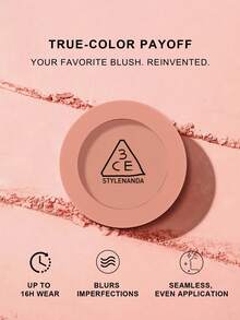 Phấn má hồng 3CE - #Rose Beige - Romantic Sunset Rose - 5.5g - # Màu be hồng - Xem 3