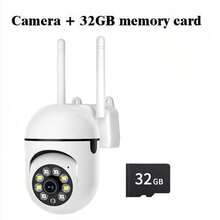 1/2/4 piezas Cámara de WiFi de 2.4G para abuela, monitoreo de doméstica con vista panorámica de 360°, audio bidireccional, detección de movimiento con IA y visión nocturna, control remoto a través de la aplicación, apta para uso en interiores - Blanco - Ver 13