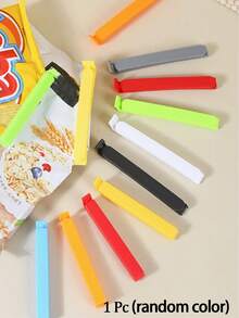 8 piezas Clip de colores de macarrón para sellar alimentos, pinzas de ropa, clip de almacenamiento de alimentos resistente, clip reutilizable para bolsas de aperitivos, clip multiusos portátil para sellar alimentos, clip para bolsas de plástico, clip de dibujos animados con asa, a prueba de humedad y polvo, para bolsas de pan, bolsas de aperitivos, bolsas de alimentos, bolsas de plástico, té, leche en polvo, ayudante de almacenamiento, adecuado para el hogar - Multicolor - Ver 15