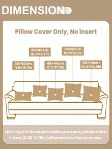 1/2/4件装柔软舒适装饰枕套，透气亲肤，带拉链方便清洗，适用于沙发/卧室/客厅，是婚礼/节日的理想礼物，不含枕芯，复活节主题枕套 - 彩色 - 查看 4