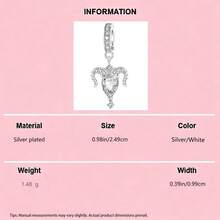 Sterling Silver Abstract Zodiac Animal Design Pendant,12 Zodiac Sign Pendants Versatile DIY Beading Necklace Charm For Men And Women - Silver - View 11