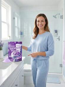 Poudre de nettoyage pour toilettes, dissout rapidement le calcaire, élimine les taches, rafraîchit et désodorise, nettoyant ménager pour salle de bain - Poudreux - Voir 2