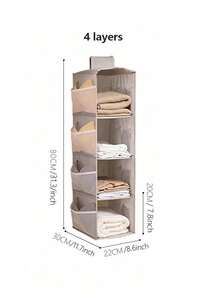 1 túi đựng đồ đa năng treo trong tủ quần áo, thích hợp để đựng quần áo, tất, đồ lót, có thể xếp lớp để tiết kiệm không gian; có thể treo ở phía sau cửa tủ quần áo - rất cần thiết cho ký túc xá. Có thể giặt, thích hợp để trang trí, trang trí ngày lễ, trang trí phòng, trang trí nhà cửa, trang trí phòng ngủ, có thể đựng váy, quần, giày, quần jean, bốt, chân váy, v.v. - Nhiều màu - Xem 15