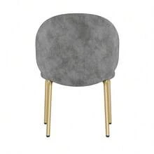 Living Room Chairs - Gray + Chenille - View 9