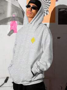 Oversized Sweatshirt Area 51 Alien Street Unisex Dtf Ref4558 - 灰色 - 查看 2