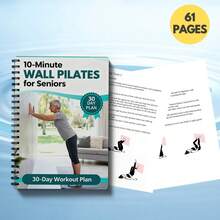 Wall Pilates For Seniors - Home Exercise Handbook For Beginners, Designed To Improve Balance, Strength, Flexibility And Mobility, With Simple Step-By-Step Illustrated Guide, Specially Made For Elderly - A5 - View 9