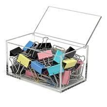 [Free Shipping]Acrylic Box With Lid Coffee Pod Holder Organizers Contanier Clear Dryer Sheet Dispenser For Laundry Organization And Storage Laundry Room Decor - 7.1x4x3.1英寸 - 查看 1