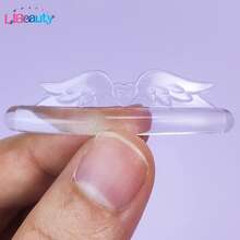 Libeauty 4 Pairs Lash Lift Pads Reusable, Super Adhesive Lash Perm Rods Silicon Pads, Wing Shape Eyelash Lifting Shield, Suitable For DIY Use At Home Or Salon Eyelash Curler Tool - Multicolor - View 7