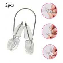 1个/2个/3个/4个/5个装透明双头鼻夹，双头设计可牢固夹住鼻孔，防止游泳或浮潜时进水（防溺水），采用柔软透明材料制成（防过敏，亲肤）。 - 彩色 - 查看 3