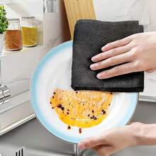 12-Piece 100% Cotton Kitchen Towel Set| 6 Hand Towels (15" X 25"), 6 Dish Towels (12" X 12") - Striped Woven, Absorbent And Durable, Suitable For Cooking, Cleaning, And Drying - Perfect For Christmas And Holiday Kitchens - Yellow - View 2