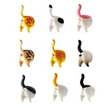9pcs Cat Butt Fridge Magnets, Adding Humor And Fun To Your Refrigerator - Practical Fridge Magnets, Suitable For Adults, Best Gift For Birthday And Graduation - Cat Butt - View 8