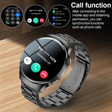 多功能智能手表，具备无线通话、相机控制、音乐播放、自定义壁纸、健身追踪等功能，专为安卓/iOS智能手机用户设计，是理想的礼物之选。 - 彩色 - 查看 5