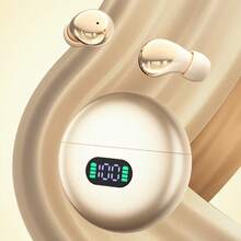 迷你无线蓝牙5.4耳机，带LED数字显示屏，降噪高保真立体声 - 彩色 - 查看 14