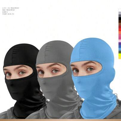 Cute Pink Rose Pattern Breathable Lycra Fabric Outdoor Sports Neck Gaiter, Suitable For Cycling, Rowing, Skiing, Lightweight And Easy To Wash, Double-Layer Stitching