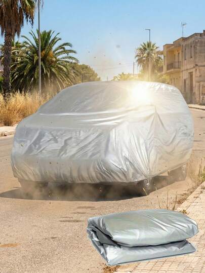 Funda universal para coche para las 4 estaciones - Protege contra la nieve, los rayos UV, la lluvia, el polvo y las altas temperaturas, fabricada en material PEVA, disponible en 8 tamaños, a prueba de polvo, de apariencia plateada, accesorios para automóviles, Funda para coche | Funda para coche de moda, Día de la Mujer, Artículos esenciales de viaje, Regalos de boda, Y2k, Dormitorio, Accesorios para coche de mujer, Decoración de cocina, Playa, Verano, Vacaciones, Artículos esenciales de viaje, Tops para salir, Artículos del hogar