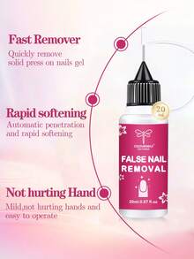 COLOURSMILE Penghapus Kuteks Presisi 20ml, Cocok untuk Stiker Kuku, Penghapus Kuteks Multifungsi, Menghapus Manikur Gel dengan Lembut, Penghapus Kuteks Non-Aseton - 1PC - View 3