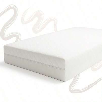 Baby Cot Mattress 140 X 70 X 10cm – Firm & Breathable – Waterproof, Hypoallergenic, Washable Cover – Fits Standard Travel Cot Beds