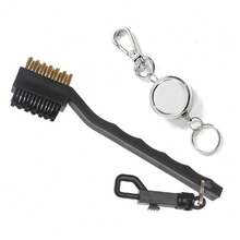 3X Double Sided Golf Cleaning Wire Nylon Brush Groove Cleaner Club Ball - Cleaning Brush - View 3