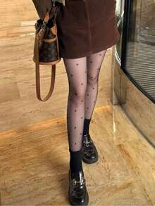 1 đôi quần tất lông cừu ấm áp cỡ lớn 200g - Lớp lót ấm áp, nhẹ và thoáng khí, phù hợp với nhiệt độ từ -5°C đến 15°C, quần tất mùa đông gợi cảm. - Nhiều màu - Xem 5